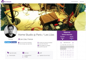 louer home studio musique